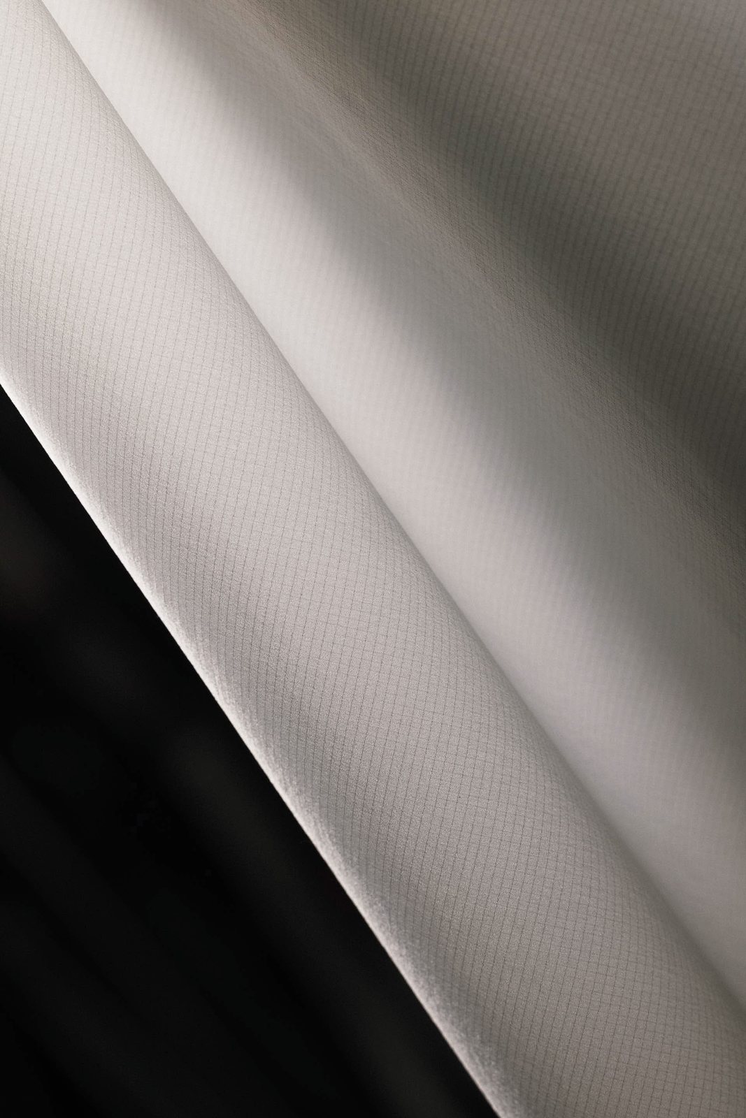 Textile fold close-up